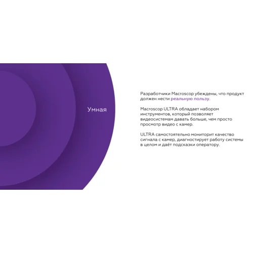 Программное обеспечение MACROSCOP ULTRA, лицензия на работу с 1-й IP камерой